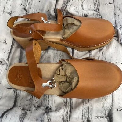 Sandalias Zuecos Suecos Maguba Bolonia Marrón Talla EE. UU. Mujer EU 41 H09 Foto 1 de 4