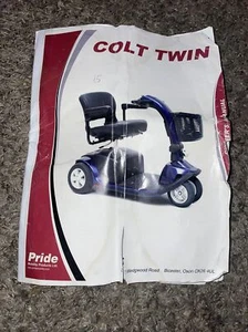 Bedienungsanleitung für Pride Colt Twin / Victory Twin Elektromobil DF31 Tatty! - Bild 1 von 1