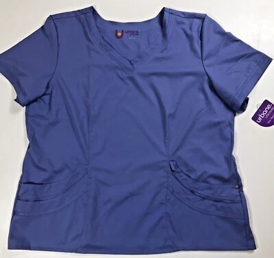 Blusa Médica Urbane Ultimate para Mujer Talla 3XL Azul Fácil Cuidado Fácil de Usar Bolsillos Nueva con Etiquetas Foto 1 de 4