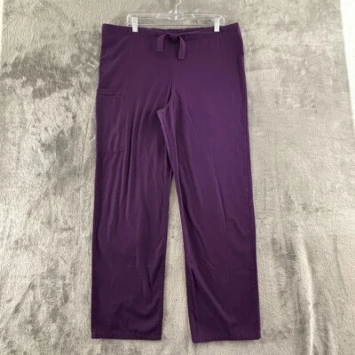 Pantalones Médicos Cherokee 4100 Carga Cordón S Unisex Berenjena Púrpura 30" Entrepierna Foto 1 de 4