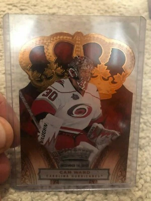 Cam Ward GOLD Hurricanes 2010 Panini Low Numbered #17/100 Hockey Card - Image 1 of 2