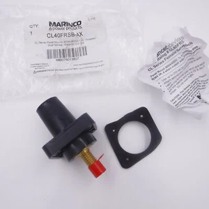 Marinco CL Series Panel Mount 400A/600V 1.25" Threaded Stud Female Black (A) - Picture 1 of 3