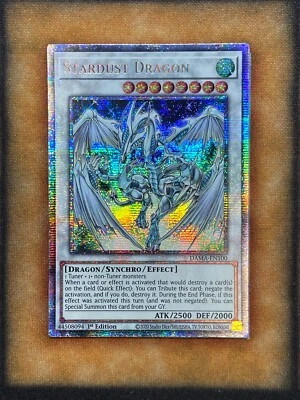 Yugioh Stardust Dragon DAMA-EN100 Starlight Rare 1st Edition NM - Image 1 of 4