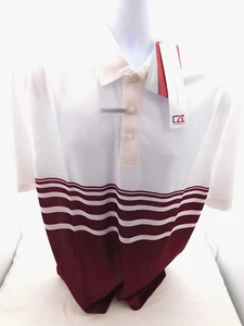 NWT Large Cutter & Buck CB Drytec Moisture Wicking Polo Style #MCK00989 white - Picture 1 of 6