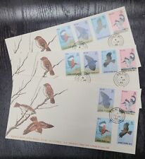 Hong Kong 1988 Birds 3 FD Covers  Sc#519-22