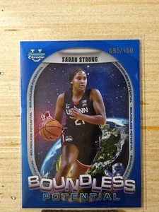 2024-2025 Bowman U Chrome Boundless Potential Sarah Strong 095/150 Blue BP-16 - Picture 1 of 2