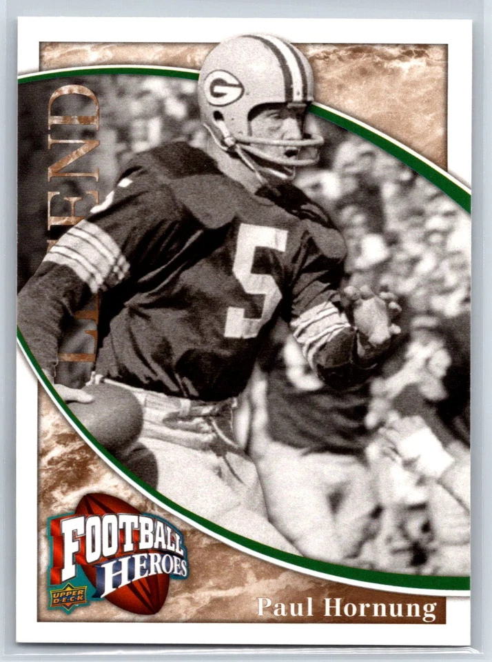 2009 Upper Deck Heroes Paul Hornung Green Bay Packers #201 - Image 1 of 2