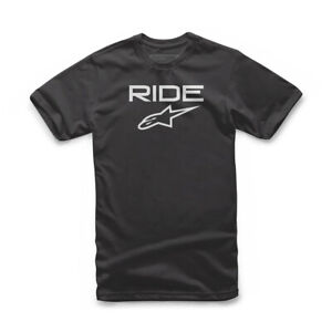 Alpinestars Men's Ride 2.0 Tee T-Shirt (Black/White) S