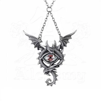 Alchemy Gothic Drache Dragon Anhänger Drachen Amulett Talisman ALCHEMY P832 - Bild 1 von 2