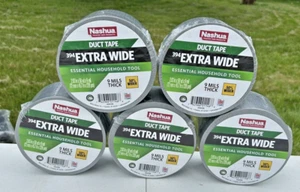 Nashua Duct Tape 3"in X 50-yd. 394 Extra Wide General Purpose - Lot of 5 - Picture 1 of 4