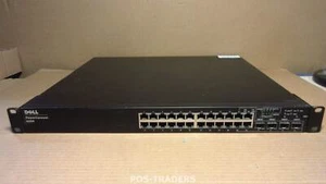 Conmutador Dell 6224 GIGABIT 24x Puerto 10/100/1000 + 4x SFP - INCLUYE 1x MÓDULO DE APILAMIENTO - Imagen 1 de 4
