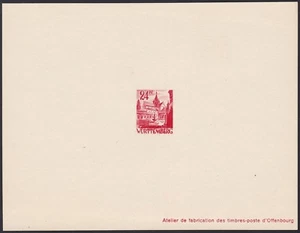 Germany Occu. Wurttemberg Sc8N8 Architecture, Castle of Bebenhausen, Proof - Picture 1 of 1