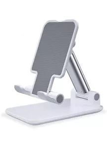 Supporto da scrivania per tablet telefono in silicone antiscivolo viene fornito in bianco - Foto 1 di 5