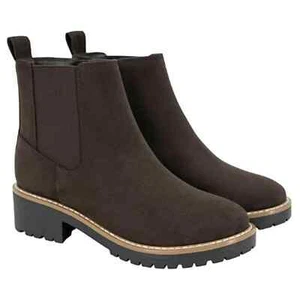 Kensie Chelsea Wildlederimitat Stiefel - braun - 9 - Bild 1 von 4