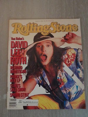 April 11, 1985 Rolling Stone Magazine #445 David Lee Roth Cover - Image 1 of 2