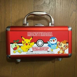 Pokemon Pocket Monster Ball Nintendo DIAMANTE Y PERLA Estuche de almacenamiento Caja de consola - Imagen 1 de 9