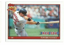 1991 Topps MLB Factory Baseball Card Pick #509-762  40th Anniversary