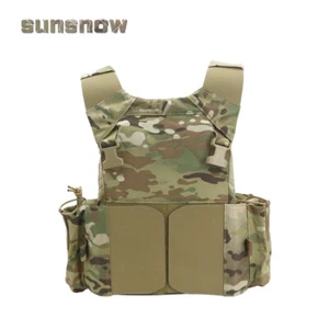 Tactical Vest Lightweight Modular Molle Combat Training Chest Vest - Picture 1 of 10