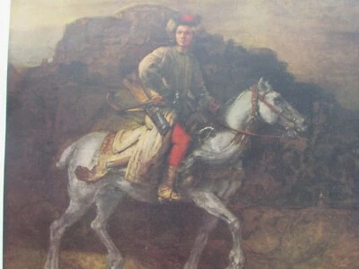 Vintage Rembrandt Print The Polish Rider 52526 - Image 1 of 4