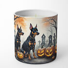 Doberman Pinscher Spooky Halloween Candy Scent 10 oz Soy Candle DAC2038CDL