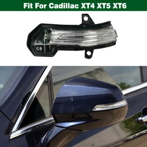 Left LED Side Rearview Mirror Light Turn Signal Lamp For Cadillac XT4 XT5 XT6 - Picture 1 of 9