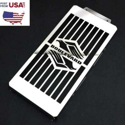 Stainless Radiator Cover For Suzuki Boulevard C50 M50 05-16 VL800 Volusia 01-04 Foto 1 de 4