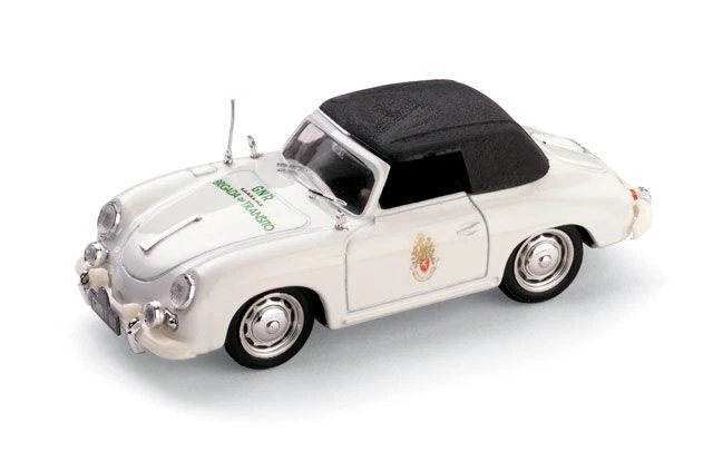 Modellino auto Scala 1/43 Brumm PORSCHE 356 CABRIOLET POLIZIA diecast modellismo - Immagine 1 di 1