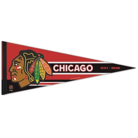 CHICAGO BLACKHAWKS SPECIAL EDITION ROLL UP FELT PENNANT 12"x30" WINCRAFT 👀 Cover
