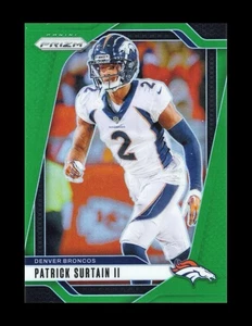 Panini Prizm Prizms 2024 verde #87 Patrick Surtain II Broncos - Imagen 1 de 3