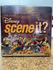 Disney Scene it? DVD Board Game Collectable Pieces & Tin SEALED!! - Picture 1 of 2