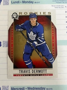 2018-19, O-Pee-Chee, Coast to Coast - TRAVIS DERMOTT, MAPLE LEAFS - Picture 1 of 2