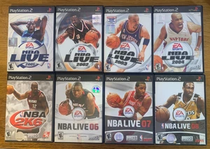 Sony PlayStation 2 PS2 Spielepaket - NBA Live Basketball Spiele (8) - Bild 1 von 2