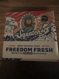 DR. SQUATCH LIMITED EDITION FREEDOM FRESH NATURSEIFENSTÜCKE FÜR HERREN - 8 Stück - Bild 1 von 3