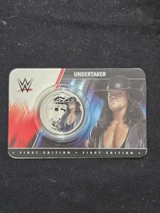 Official WWE Wrestling Collection Undertaker Silver Plated Commemorative Coin - Picture 1 of 5