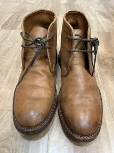 Stivaletti Frye da uomo taglia 8,5 M stringati in pelle marrone pesanti! - Foto 1 di 11