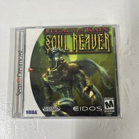 Legacy of Kain: Soul Reaver (Sega Dreamcast, 2000) W/ REG Card - Manual 