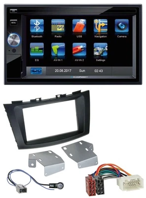 Blaupunkt SD Bluetooth 2DIN MP3 USB AUX Autoradio für Suzuki Swift (ab 2010) - Bild 1 von 4