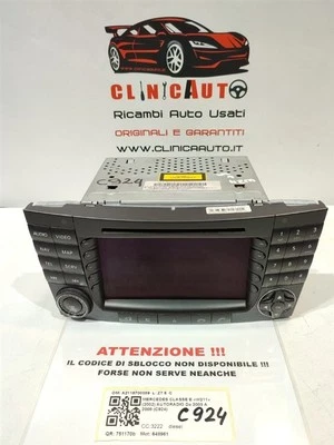 AUTORADIO PER MERCEDES Classe E Berlina W211 2° Serie A2118700089 648961 (07>) - Immagine 1 di 4
