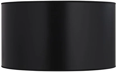 Springcrest McKay Black Hardback Drum Lamp Shade 25x25x14 (Spider) - Image 1 of 4