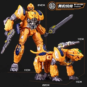 Lijiang Cheetor BW Robot Transformabl Toys Model Action Figure Collection Gift - Picture 1 of 9