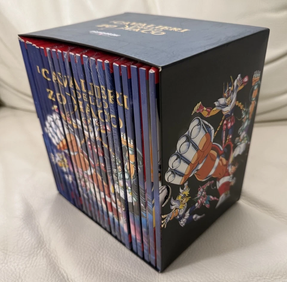 DVD COFANETTO I CAVALIERI DELLO ZODIACO SERIE COMPLETA CON OAV 23 DVD GAZZETTA - Immagine 1 di 4
