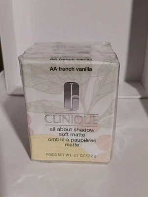 Clinique All About Shadow Soft Matte # AA French Vanilla 2.2 g / 0.07 oz New  - Image 1 of 3