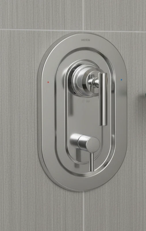 MOEN Gibson T2900 Posi-Temp con kit de ajuste de válvula de transferencia de 3 funciones incorporado cromado Foto 1 de 1