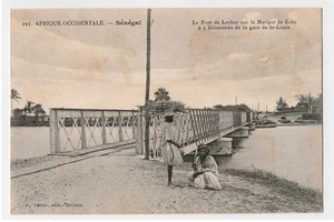 SENEGAL - LE PONT DE LEYBAR SUR LE MARIGOT DE KHOR 1915 - Bild 1 von 1