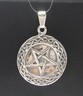 Tetragrammaton Pentagramm Anhänger – Silber 925, Mit Edelstahlkette, Talisman & Schutzsymbol – Unisex Schmuck