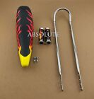 20 Lowirder Red Flame Banana Seat W Sissybar And Eagle Style Grips For 20 Bike