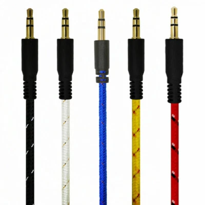3FT  3.5mm AUX Cord Male to Male Audio Stereo Cable for Car Truck For Cellphons - Image 1 of 4