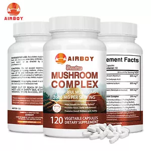 Pilzkomplex - Löwenmähne, Reishi, Shiitake - Memory, Nootropikum, Glutenfrei - Bild 1 von 13