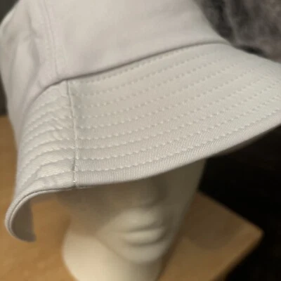 Cotton Bucket Hat Summer Sun Festival - White - Image 1 of 2