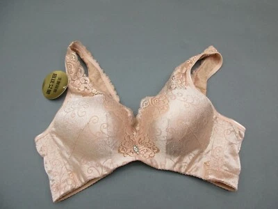 NEW Size 42 Unbraded Beige Women's Lace Back Closure Bra 1M - Image 1 of 4